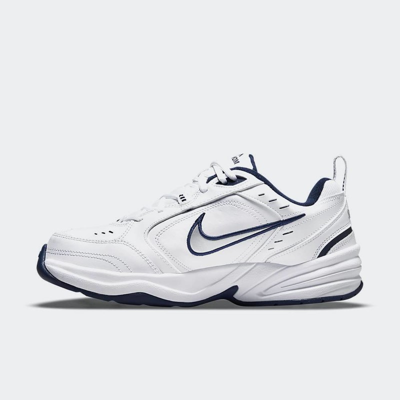 Nike Air Monarch IV White Navy 416355 102 Grailify